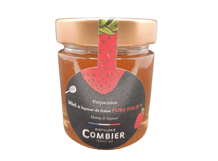 Préparation Miel & liqueur de fraise PURE FOLIE 250g