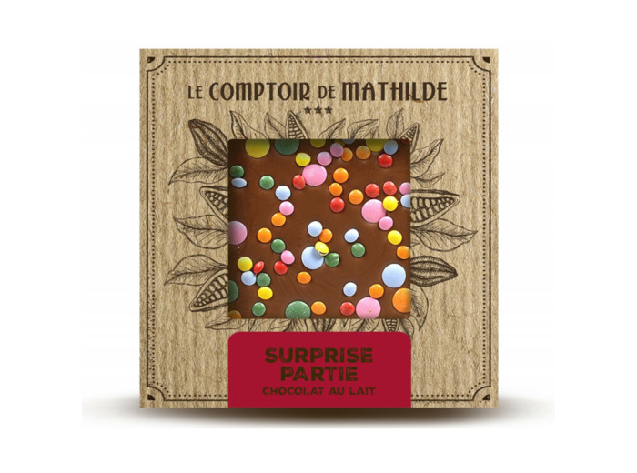 Tablette Surprise partie - Chocolat lait