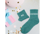 Chaussettes paillettes duo miss catastrophe