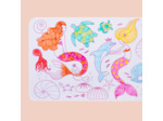 Coloriage effaçable mini 2en1 - Sirènes