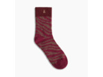 Chaussettes bordeaux & zèbre or - Brianna - Vanessa Wu