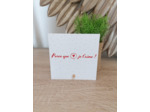 Carte "Parce que je t'aime" 11x11 cm