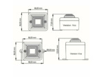 TONAFLASH - Mini sirène 100dB feu LED 230Vca optique Rouge IP66