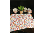 Set de table fleuri