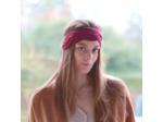 Headband Noé - Mérinos & Cachemire - Bordeaux
