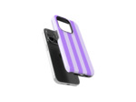 Purple Stripes Case | Coque de téléphone 3D 2en1 Ultra-résistante