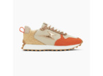 Baskets éclair beige et orange à semelle running -  Lunelle - Vanessa Wu