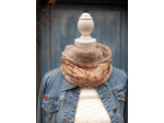 Tour de cou - Snood petite tête adulte ou grande tête enfant en polaire et polyester