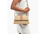 Sac en raphia camel - Dalida -  Vanessa Wu