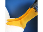 Chaussette Crochepied Jaune Travolta