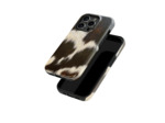 Cowhide Charm | Coque de téléphone 3D 2en1 Ultra-résistante