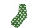 STC, Chaussettes paillettes courtes - Vert Fleur (taille unique 36-42)