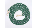 Chaine grosse maille avec pad universel - serie IBIZA - PIN VERT-1.2M