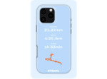 Mon Run Strava - Bleu givre | Coque 3D 2en1 Ultra-résistante
