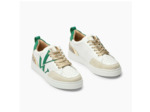 Baskets monogramme vert et blanc - Gabriella - Vanessa Wu