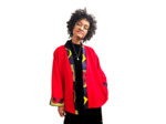 KIMONO ROUGE POUR FEMME AVEC DU WAX