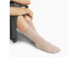 Chaussettes beige côtelées - Ella - Vanessa Wu