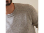 Le Pull Cannelé - Mérinos Cachemire - Moka
