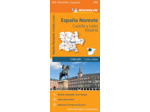 CARTE REGIONALE ESPAGNE NORD-OUEST : CASTILLA Y LEON, MADRID