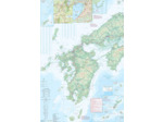 JAPAN SOUTH RAILWAY AND ROAD MAP 1:670 000