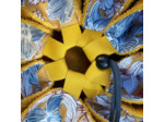 Tapis pieds au sec - Fleurs moutarde