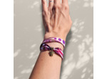 Bracelet double-tour avec breloque "Brocéliande"