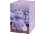 DONKEY Products Lucky Cat Lilac Porte-Bonheur Japonais en Plastique de Couleur Violet, Dimensions : 8,5 x 10,5 x 15 cm, 330544
