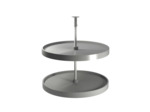 Plateau rond tournant 2 niveaux pour meuble cuisine
