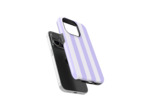 Light Purple Stripes Case | Coque de téléphone 3D 2en1 Ultra-résistante
