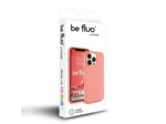 Coque Silicone Moxie BeFluo Fine et Légère pour iPhone 14, Intérieur Microfibre - Rose