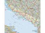 DALMATIE, COTE CROATE - CENTRE ET SUD 1 : 200 000