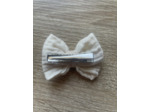TRIO BARRETTES NOEUD FILLE "ZELIE", PINCES CHEVEUX