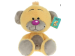 Diddl Peluche Pimboli jaune - Doudou Ours Vintage - 30cm