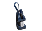 Porte bouteille 100% cuir La Bouclée Originale Bleu