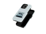 Bland Blue Porsche | Coque de téléphone 3D 2en1 Ultra-résistante