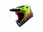 Casque Kenny Decade BMX VTT Jaune Fluo et Rouge 2020 - Taille : L