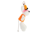 Porte-clés peluche Diddlina en robe orange 15cm