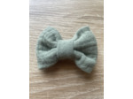 TRIO BARRETTES NOEUD FILLE "JADE", PINCES CHEVEUX