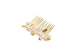 Peigne riviera & gold xs