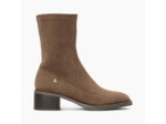 Bottines chaussettes taupe - Bobby - Vanessa WU