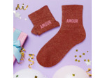 Chaussettes à paillettes Amour