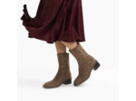 Bottines chaussettes taupe - Bobby - Vanessa WU