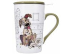Kiub - Tisanière en porcelaine avec Infuseur 420ml en Boite Cadeau Kook Chien - KIUB