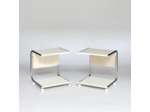 Paire de tables d'appoint années 70