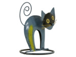 chat métallique