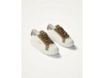 Baskets éclair blanc&camel - Milie - Vanessa Wu