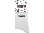 STC, Chaussettes homme blanches - Connard