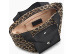 Petit cabas léopard à pochette noire - Maelys - Vanessa Wu