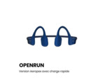 SHOKZ CASQUE BT CONDUCTION OSSEUSE OPENRUN CHARGEUR USBC BLEU