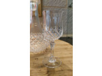 6 Verres à pied Cristal d'Arques